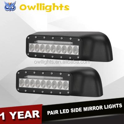 China Running Light (White) and Turn Signal Light (Amber) Side View Mirror Cover with LED Light and Turn Signal Light (Cowboy) 2013-2015 for sale