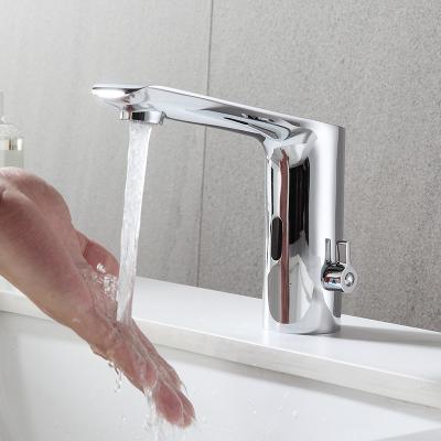 China Automatic Infrared Sense Faucets Deck Mount Water Faucet Sensor Faucet Smart Touch Hands Free Inductive Water Faucet Kitchen Bathroom Sink Faucets for sale