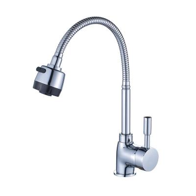 China Themostatic Faucets Single Handle Sink Spout Pull Down Sprayer Cold And Hot Water Mixer Tap Kitchen Faucet for sale