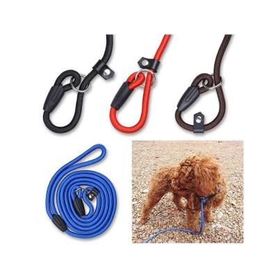 China High Quality Durable Dog Lead Strap Leash Rope Nylon Adjustable Training Harness Training Collar for sale