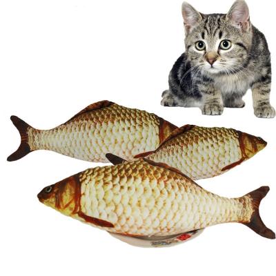 China Cat Favor Fish Dog Toy Viable Plush Stuffed Fish Fish Forms Cat Toys Catnip Scratch Board Scratching Mail For Dogs for sale