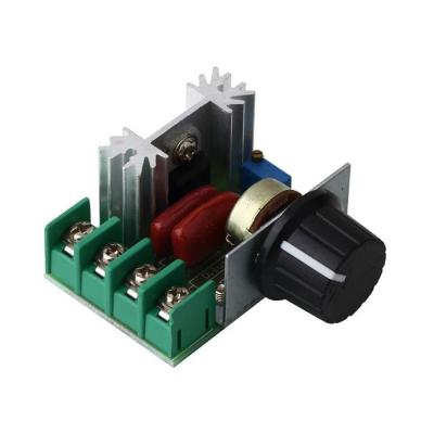 China 220V 2000W Thyristor Speed ​​Controller Valeo Thyristor Voltage Regulator Dimming Rheostats Thermostat for sale