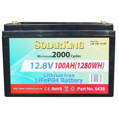 China Factory price deep cycle 12.8v lithium volt 100ah 102AH lifepo4 lithium battery for rv for sale