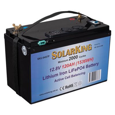 China 3.2V 12v 120ah Lifepo4 Li-ion Solar Power Battery Pack Cells Battery RV Boat Car Wind Power RV Lithium Ion Battery for sale