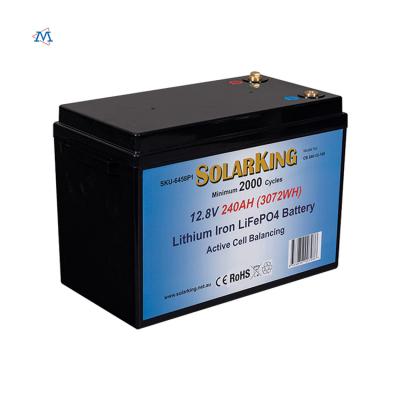 China car solar power boat wind power rv power square battery 12v 240ah po4 high life rechargeable battery cell for sale