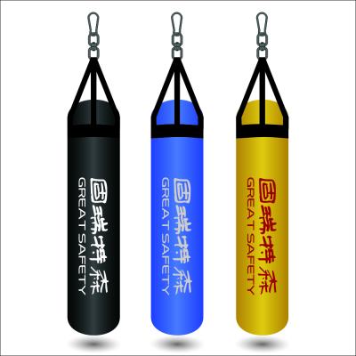 China Hanging Type Gym Martial Arts Microfiber Leather Design Kick Boxing Kickboxing Suspension Sandbag for sale