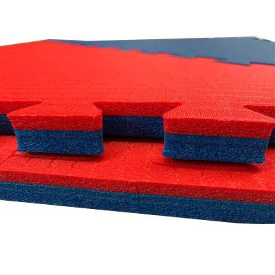 China Gym 2cm XPE Foam Tatami Puzzle Mat Splicing Taekwondo Floor Mat WKF Approved Karate Floor Mats for sale