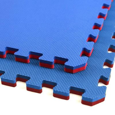 China Cheap Martial Arts Studios 20mm 120kg/cbm EVA Foam Taekwondo Puzzle Martial Art Mat In Stock for sale