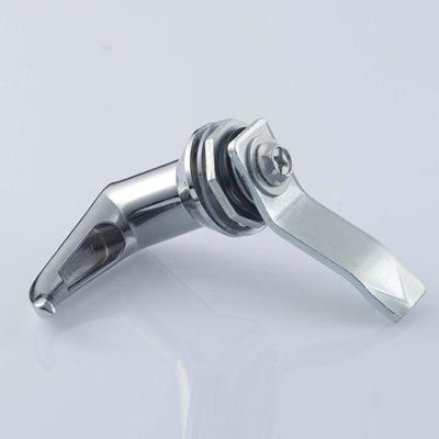 China modern furniture lock door handles/interior door lock with lock chrome push door handle zinc alloy lock for sale