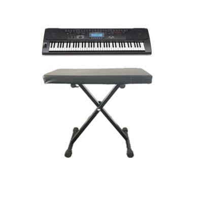 China Electric piano musical instrument music tilted double frame folding keyboard stand piano bench china for sale