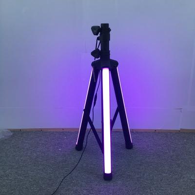 China Luminous LED Speaker Stand with Professional LED Music Equipment Tripod Speaker Stand for sale