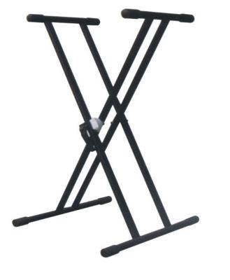 China Double x Steel Adjustable Stand Piano Metal Keyboard Stand for sale