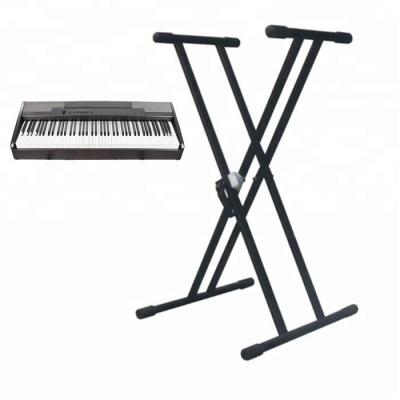 China Double X Style Metal Music Keyboard Stand Steel Stand for sale