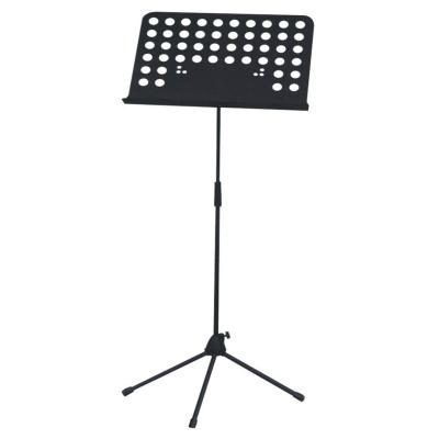 China Black painting music sheet stand black mental foldable music stand wholesale for sale