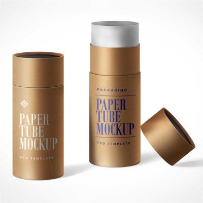 China Recycled Materials Customized Logo Round Paper Tube Box For Cosmetic/Candle/Flower Packaging, Eco Friendly Cylinder Packaging Box for sale