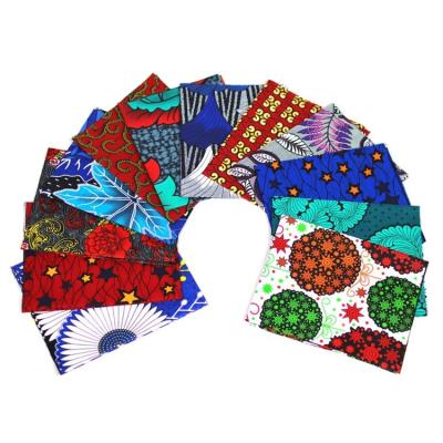 China Wholesale African Waterproof High Quality Material Ankara Green Wax Prints Fabric 6 Yards for sale