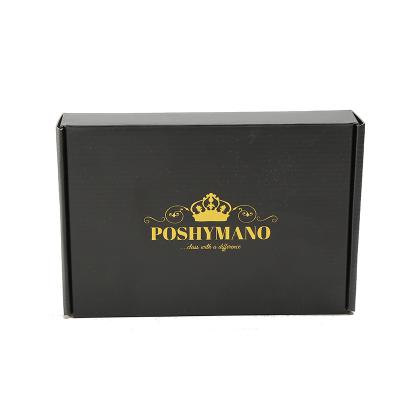 China Recyclable Professional Packaging Gift Box Personalized Black Cardboard Gift Box Box for sale