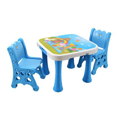 China DINING TABLE plastic blow molding table and chairs kids plastic dining table s001 for sale