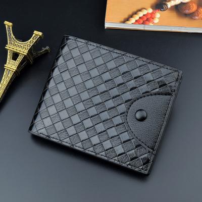 China New Style Waterproof Best Selling Short Leather Men Wallet, PU Wallets Card Holder Leather Case for sale