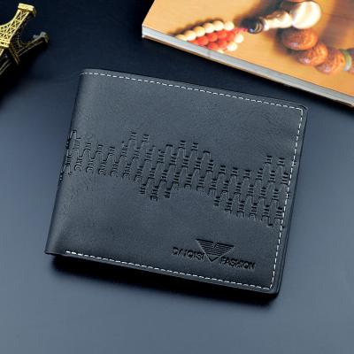 China 2021Men's PU Leather Youth Leisure Anti-theft Business Card Holder Money Shorts Soft Wallet,Coin Purse Wholesale for sale