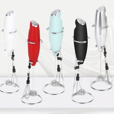 China Viable Top Selling Brand Electric Milk Frother Egg Beater Household 304 Stainless Steel Powerful Handheld Milk Frother for sale