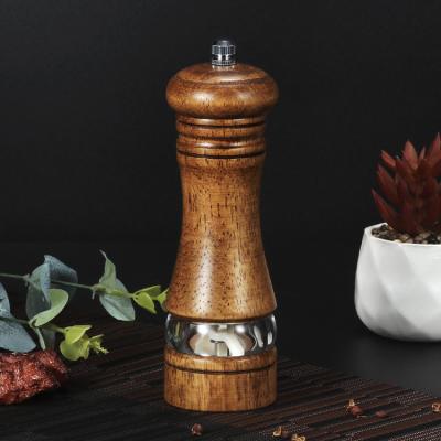 China High Quality Viable Adjustable Household Retro Household Dining Stainless Steel Salt And Pepper Mill Pepper Mill Grinder for sale