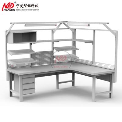 China EUROPEAN Hot Selling ESD Workbench Cheap Fixed Height Combination for sale