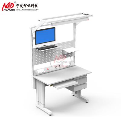 China EUROPEAN Custom Fix Stander ESD Workbench and Adjustable Anti-Static Worktable and Table with Double Drawers for sale