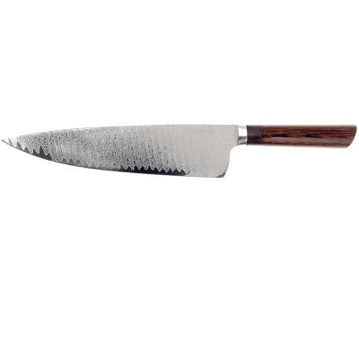 China Damascus viable advanced chef's knife vg10 heat treatment chef's knife for sale