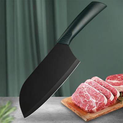 China Sustainable Chef Knife 7 Inch Stainless Steel Kitchen Knife With Black ABC Handle for sale