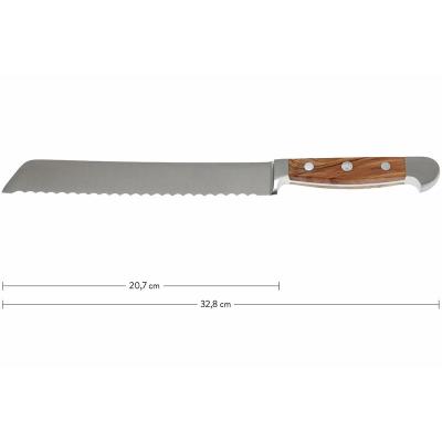 China Viable Ergonomic Handle Professional Tool Cake Knife Non-Slag Baking Bread Knife for sale