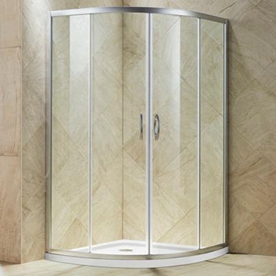 China Modern High Quality Walk In Price Luxury Round Bifold Glass Door Room Shower Enclosure for sale