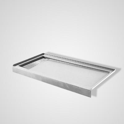 China High Quality Scratch And Stain Resistant Stainless Steel Acrylic Full Drain Non Slip Hotel Shower Tray Acrylic Base for sale