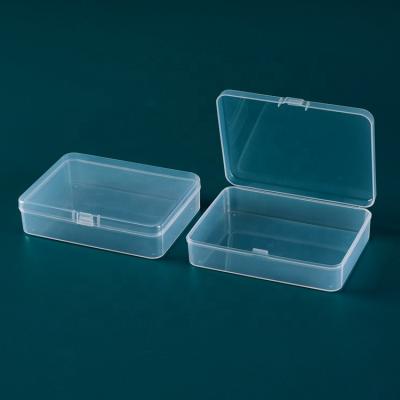 China Custom Clear Recyclable Portable Multi Purpose Small PP Plastic Materials Storage Box Packaging Plastic Container for sale