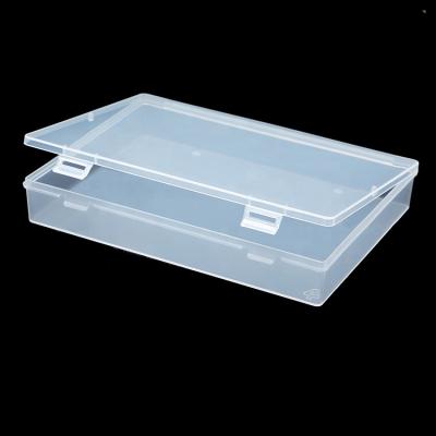 China Rectangle Recyclable Multifunctional Hard Transparent Plastic Storage Box Box Packing Clear Plastic Container for sale