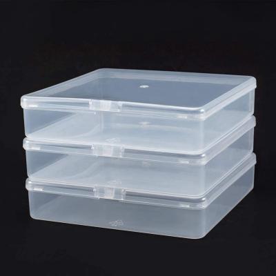 China Small Clear Lidded Plastic Box Stored For Trivia Parts Tools Storage Box Jewelry Display Box Screw Case Beads Container for sale