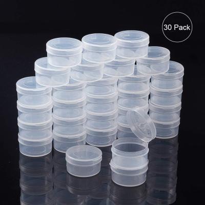 China Recyclable Plastic Container Very Cute Round Plastic Box For Pills Tablet for sale