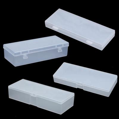 China Durable Frosted Strong Tied Plastic Box Lid Container for sale