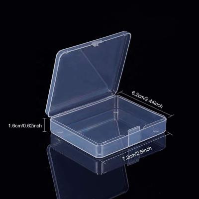 China Small Recyclable Universal Custom Recyclable Transparent Plastic Display Storage Box Packaging Product for sale