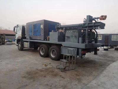 Китай Truck Mounted Drill Rig 600 meters depth for Professional and High-Performance Drilling продается