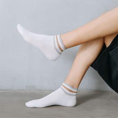 China Wholesale High Quality Pure Cotton Sports Striped Men's Socks Socks for sale