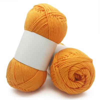 China Wholesale Sustainable Cotton Yarn Crochet Yarn 100% Organic Cotton Summer For Hand Knitting for sale