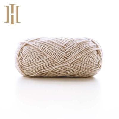 China Acid Resistant Baby Threads Yarn Crocheting High Quality Knitting Fingering Weight Autumn Wind Thick Cotton Blended For Baby for sale