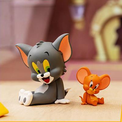 China Cartoon Toy Hot Selling Cartoon Animation Cat And Mouse Tom Box Decoration Blind Jerry Doll Toy Figure for sale