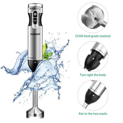 China 2 Speed ​​+ Variable Speed ​​Chulux Immersion Hand Blender Stick Blender Stick Blender for sale