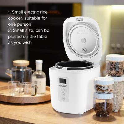 China LCD Display 300W 1L Digital Mini Automatic Rice Cooker For One Person for sale