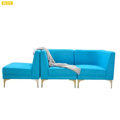 China Removable Cover multi-combination fabric folding sofa with sofa cover and sofa cushion for sale