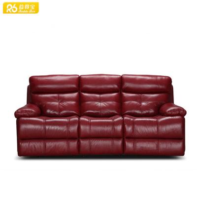 China Extended Furniture Dark Brown Decoro Curved Leather Sectional Sofa for sale