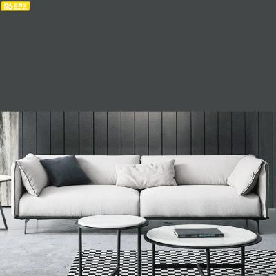 China Italian Model Sofa (Other) Nordic Adjustable Light Luxury Leather Small Sofa Modern Simple Three Family for sale