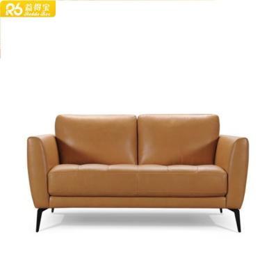 China Italy Modular Cheap Soft Used 2 Seater Antique Artistic Leather Sofa for sale